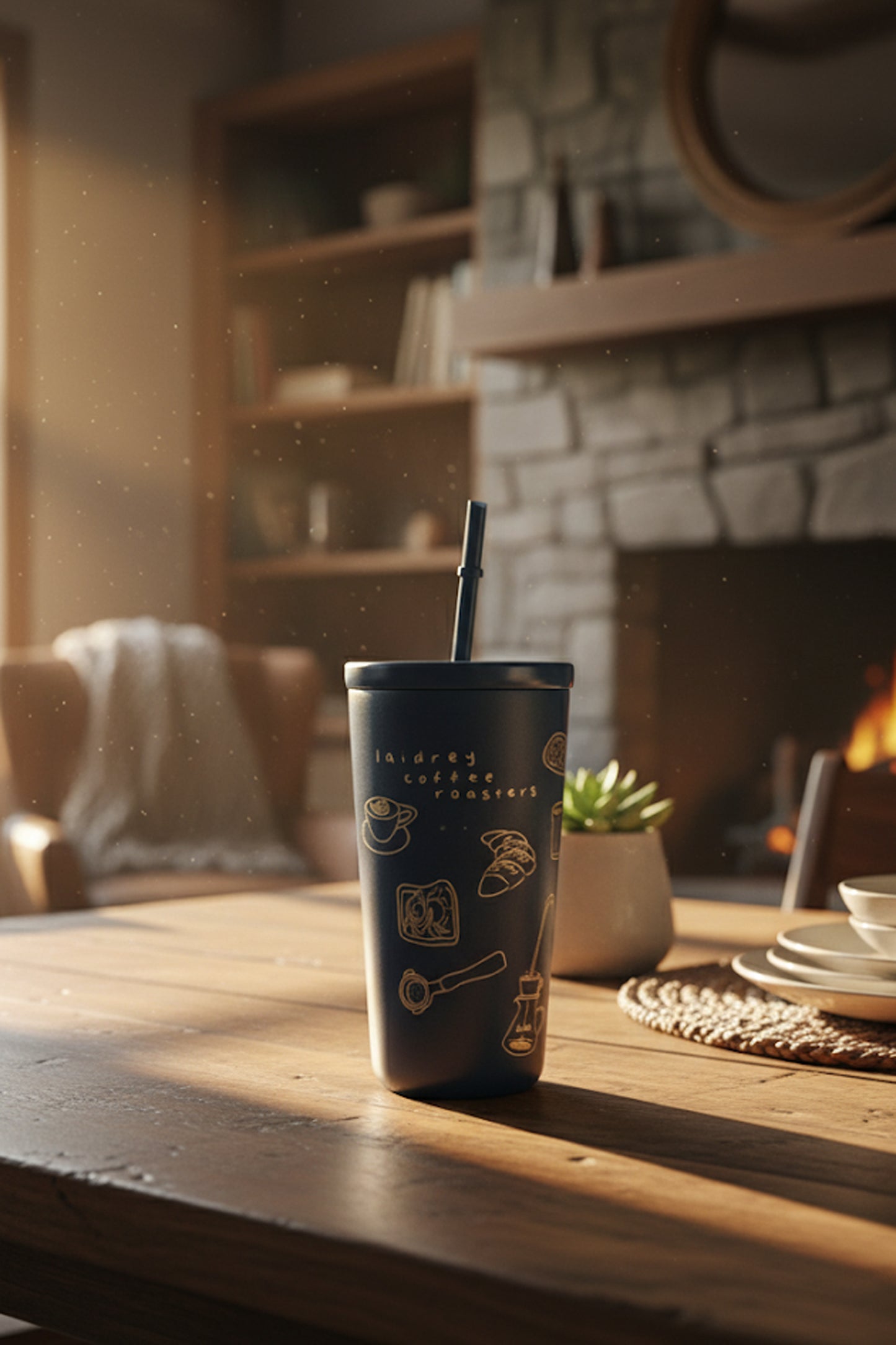 Iced Coffee Cups - Iced Coffee Cup With Lid and Straw