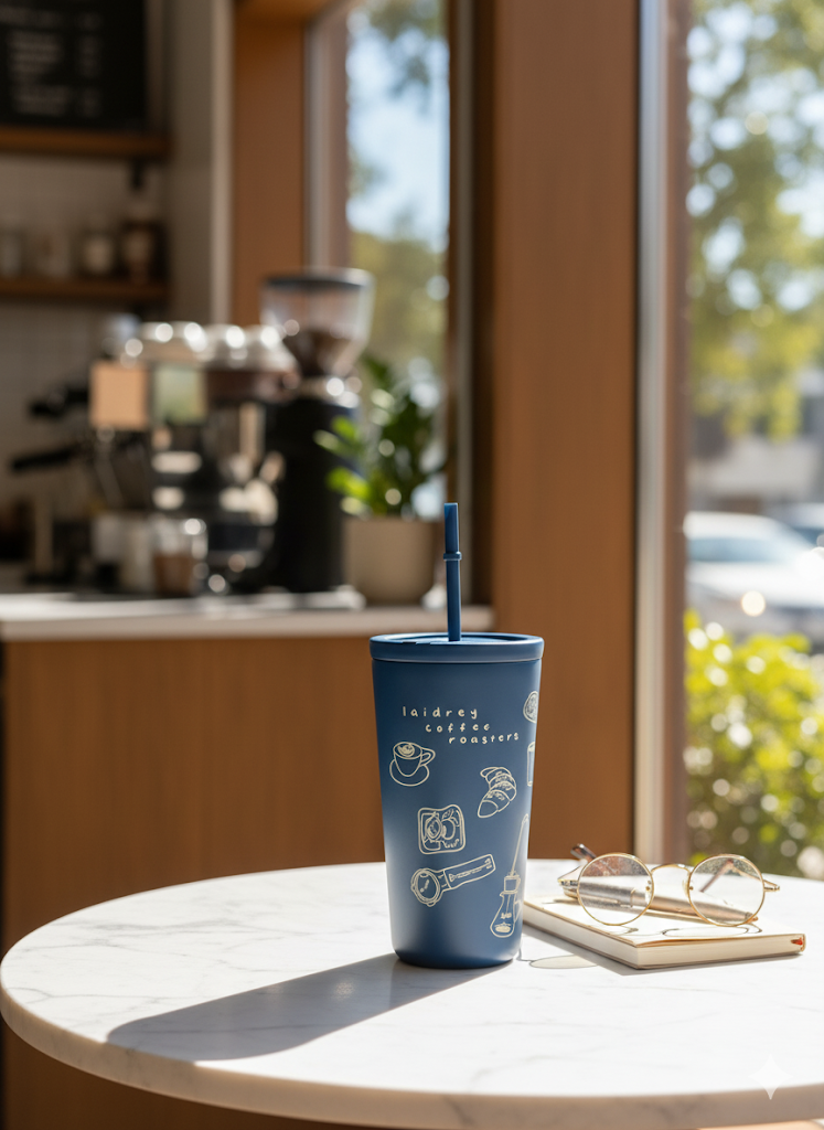 Iced Coffee Cups - Iced Coffee Cup With Lid and Straw
