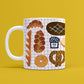 Ceramic Mug - Watercolor Illustrated Ceramic Mug