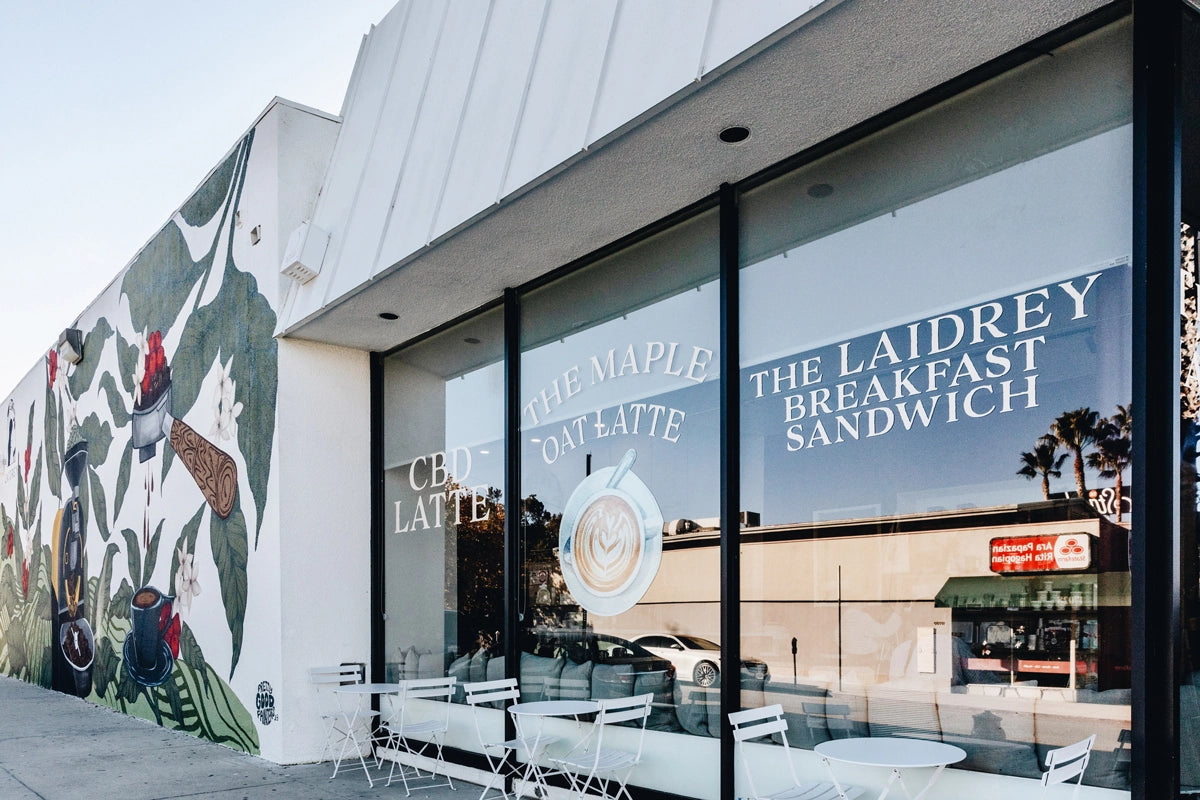 Coffee Shop Encino - Laidrey Coffee Roasters Exterior