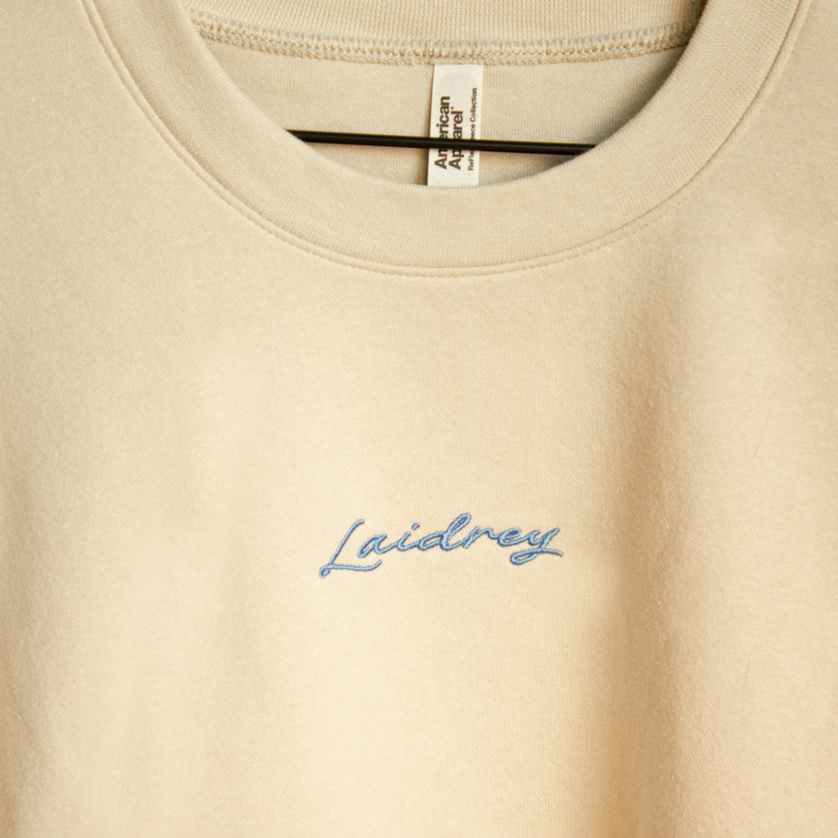 Cream Laidrey Crewneck Sweatshirt