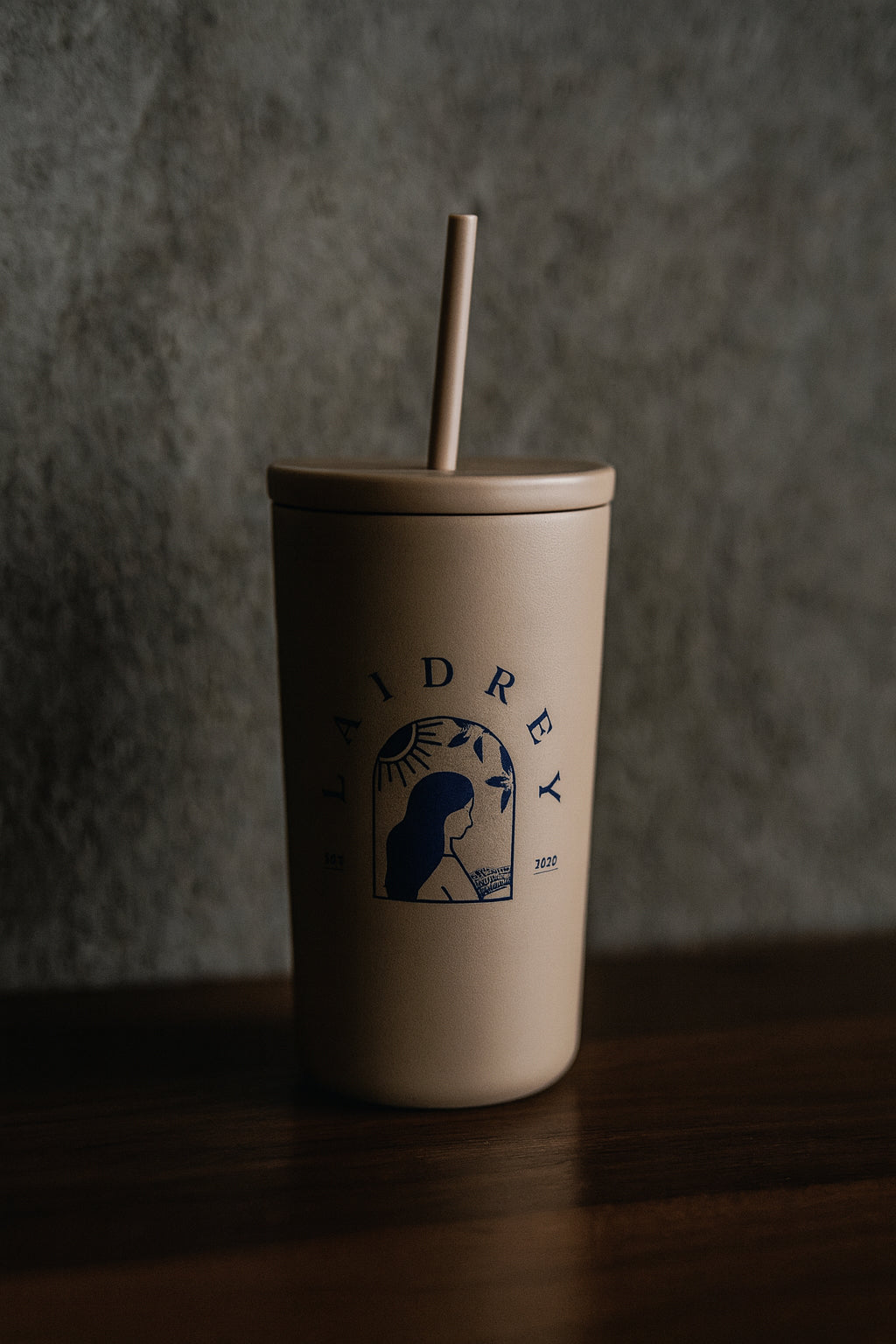 Iced Coffee Cup With Lid and Straw
