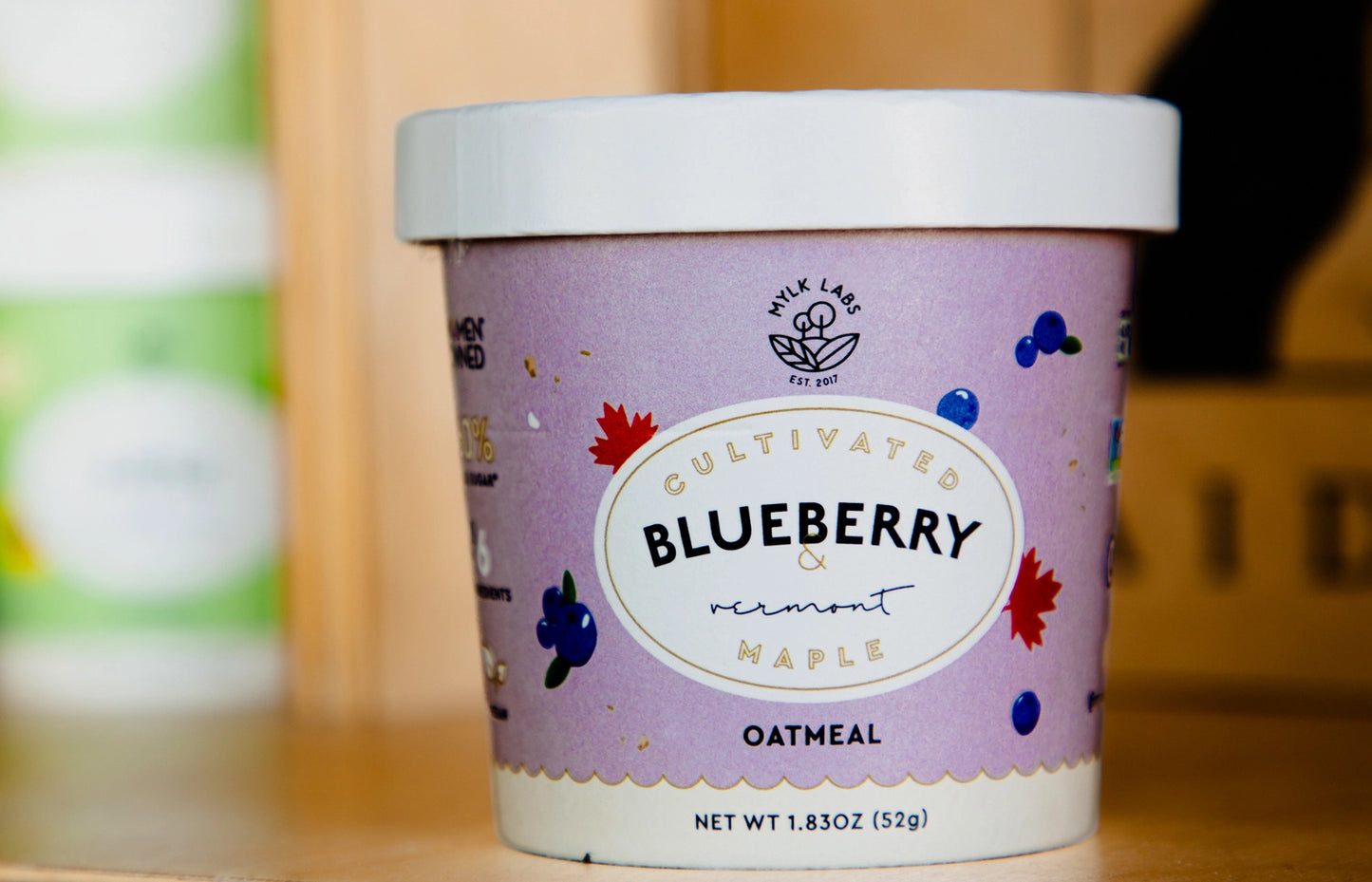Mylk Labs Oatmeal - Homemade Gluten Free Instant Oatmeal Blueberry Maple Oatmeal