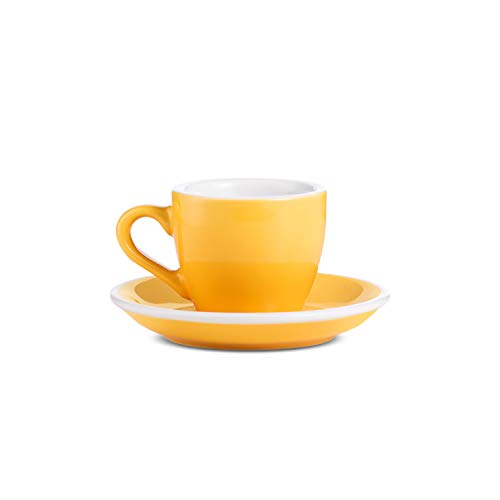 Mora Ceramics 8oz Cappuccino Mug Set of 4 - Ceramic Coffee Cups with  Saucers - Microwave and Dishwas…See more Mora Ceramics 8oz Cappuccino Mug  Set of