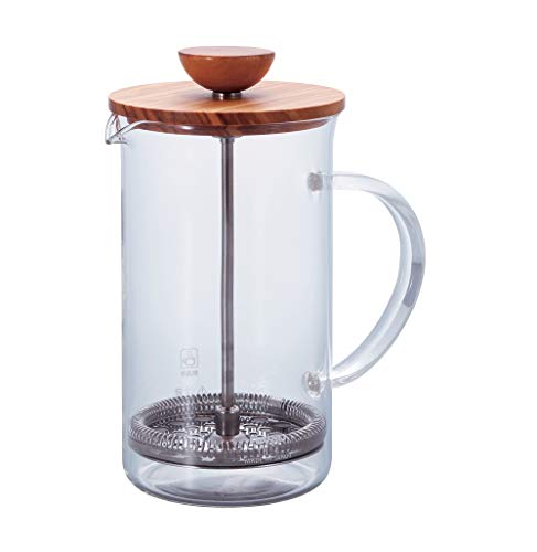 Tea Maker —Hario Olive Wood Coffee and Tea Press