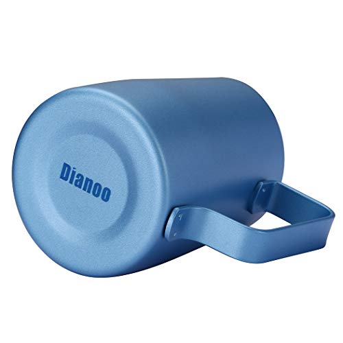 Best Milk Frother Dianoo Espresso Milk Frother Pitcher Stainless Steel Coffee Latte Art Cup, Blue
