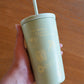 Mint 16 oz cold cup with insulated stainless steel construction