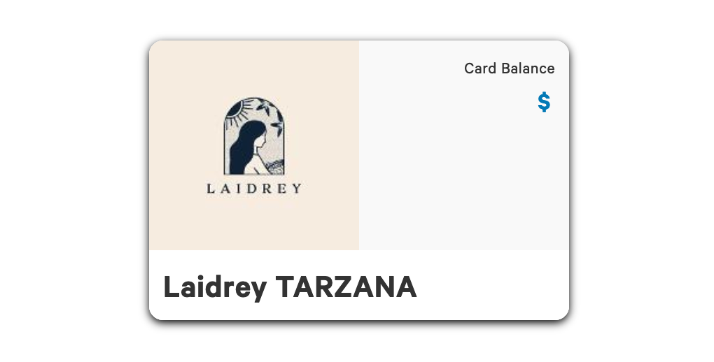 Laidrey Gift Card for In-store Purchases