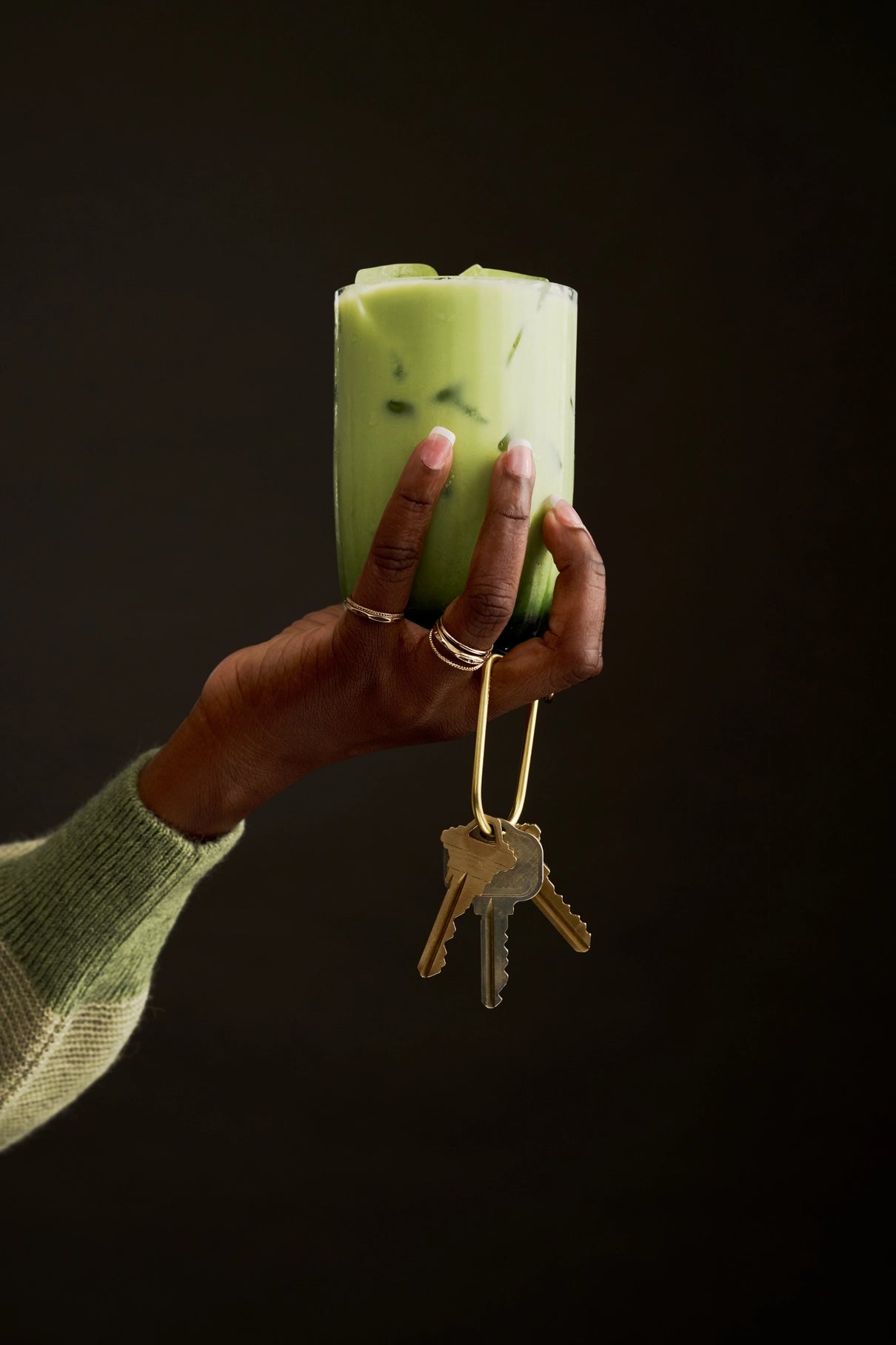 Ceremonial Grade Matcha Drink Iced 2 
