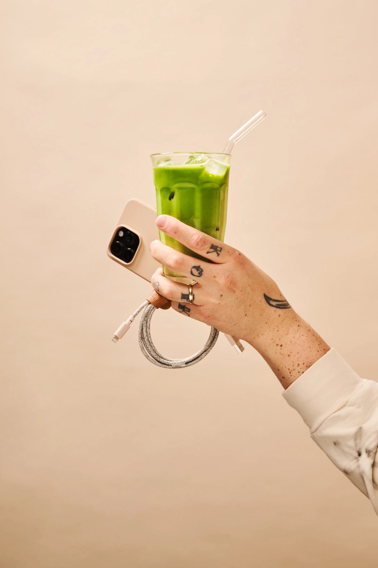 Ceremonial Grade Matcha Drink Iced