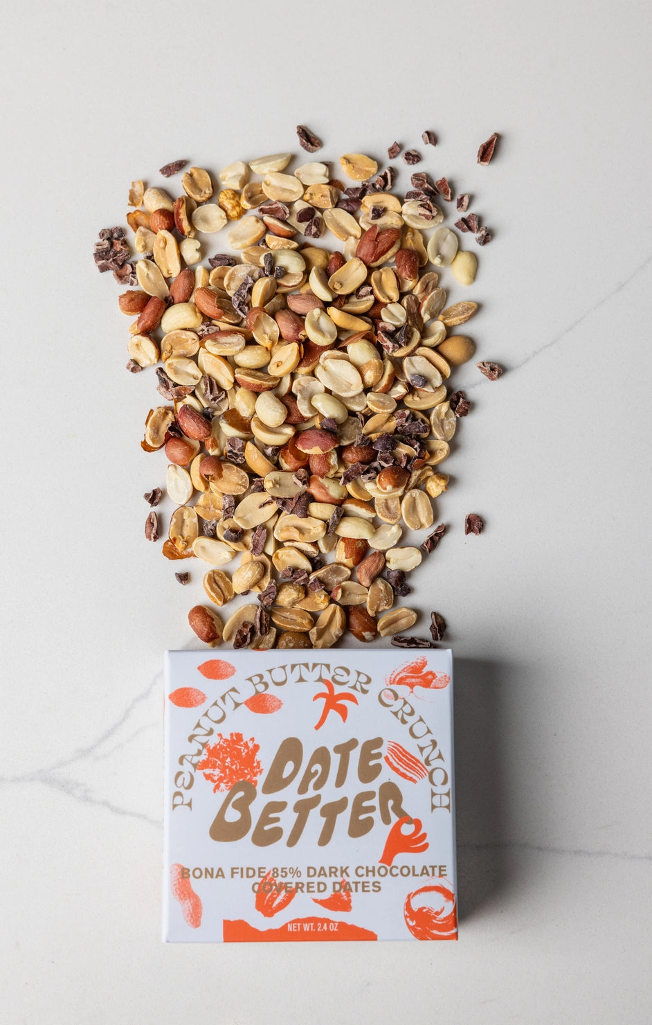 Date Peanut Butter Chocolate Date Better Snacks - Gluten Free, Dairy Free, Low Sugar, All Natural