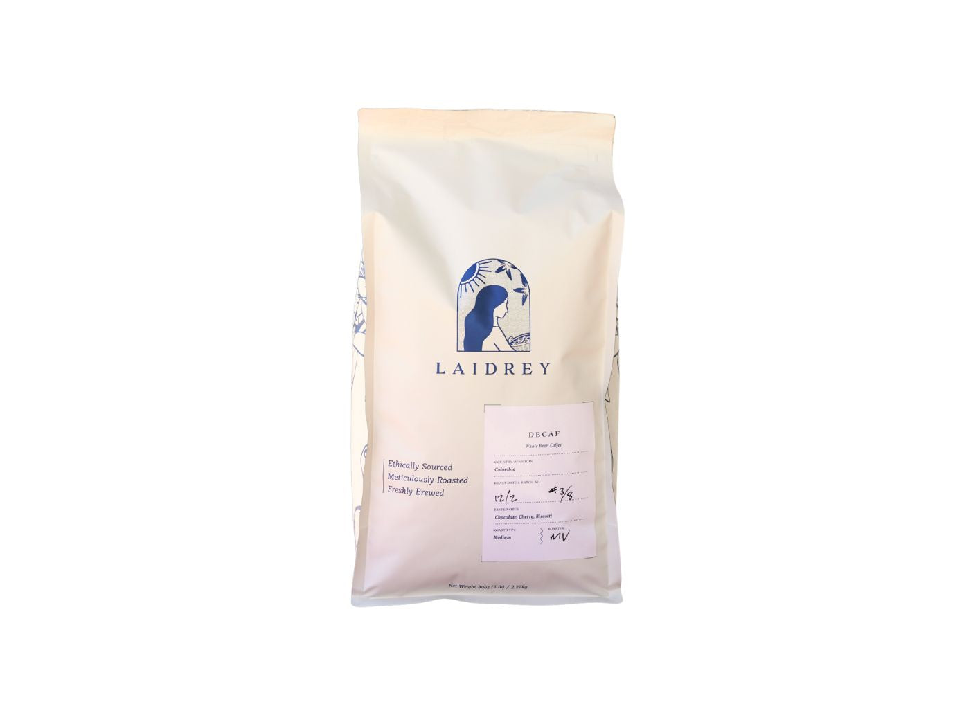 Decaf Colombia Sugarcane Process Coffee 5LB Bag
