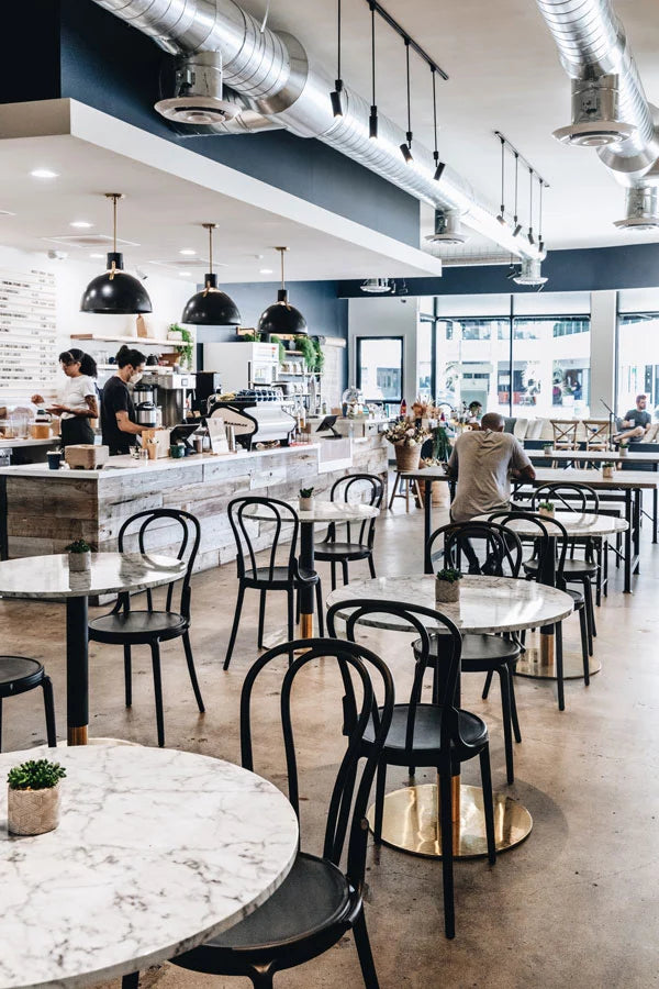 Laidrey Cafe Tarzana Interior Tables