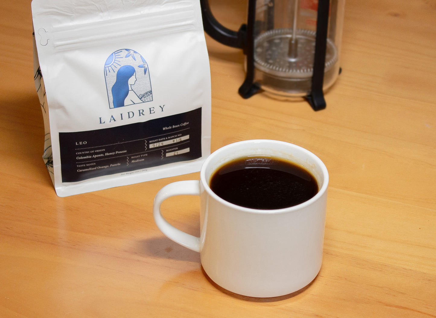 French Press Coffee - Honey Processed Coffee Leo 