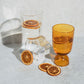 Glass Drinking Cup – Clear or Amber