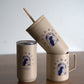 Iced Coffee Cup With Lid and Straw 