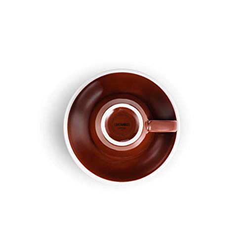 LOVERAMICS Brown Espresso Cups and Saucers Egg Style, 80ml (2.7 oz) (2 –  Laidrey