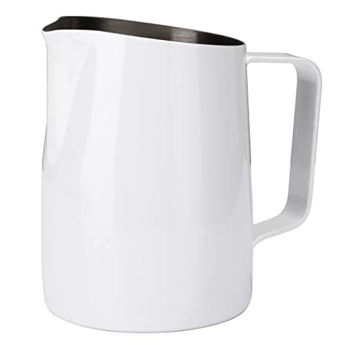 Latte Art Pitcher —Dianoo Espresso Milk Frothing Pitcher for Latte Art, White