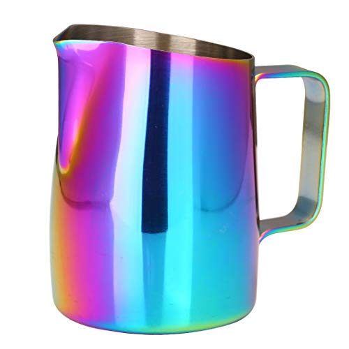 Milk Frother Cup and Pitcher — Dianoo Espresso Milk Frother Cup and Pitcher Multicolor