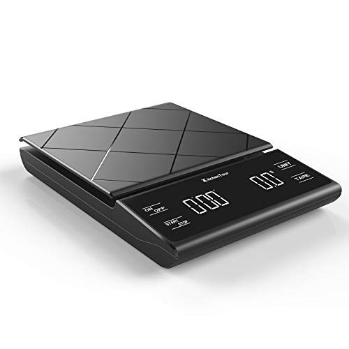 The best coffee scale — KitchenTour Coffee Scale With Timer Black