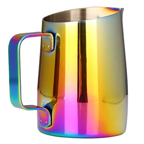 Milk Frother Cup and Pitcher — Dianoo Espresso Milk Frother Cup and Pitcher Multicolor