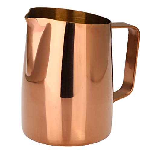 Frothing Pitcher —Dianoo Espresso Milk Frothing Pitcher Stainless Steel Coffee Latte Art Cup, Gold