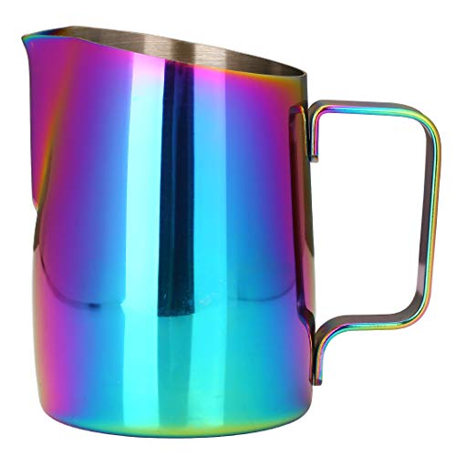 Milk Frother Cup and Pitcher — Dianoo Espresso Milk Frother Cup and Pitcher Multicolor