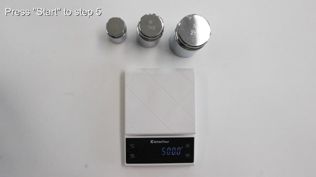 KitchenTour Coffee Scale with Timer 3kg/0.1g High Precision Pour