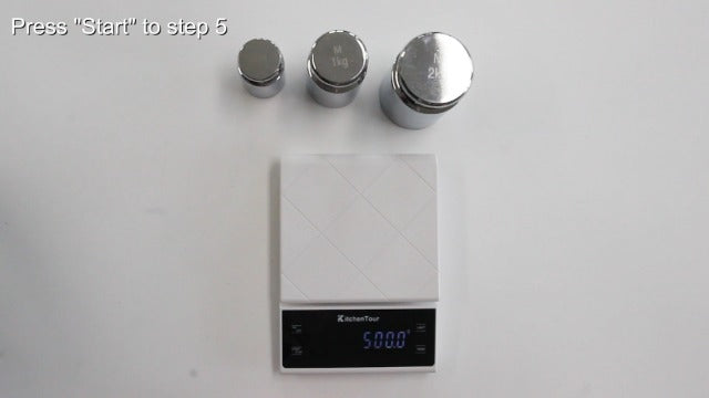 KitchenTour White Espresso Scale