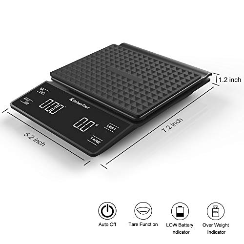 Precision Kitchen & Coffee Scale with Timer