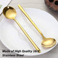 Gold Spoon Set