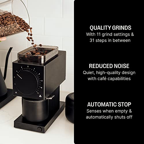 Coffee Maker Grinder—Fellow Ode Matte Black Burr Coffee Grinder Electr –  Laidrey