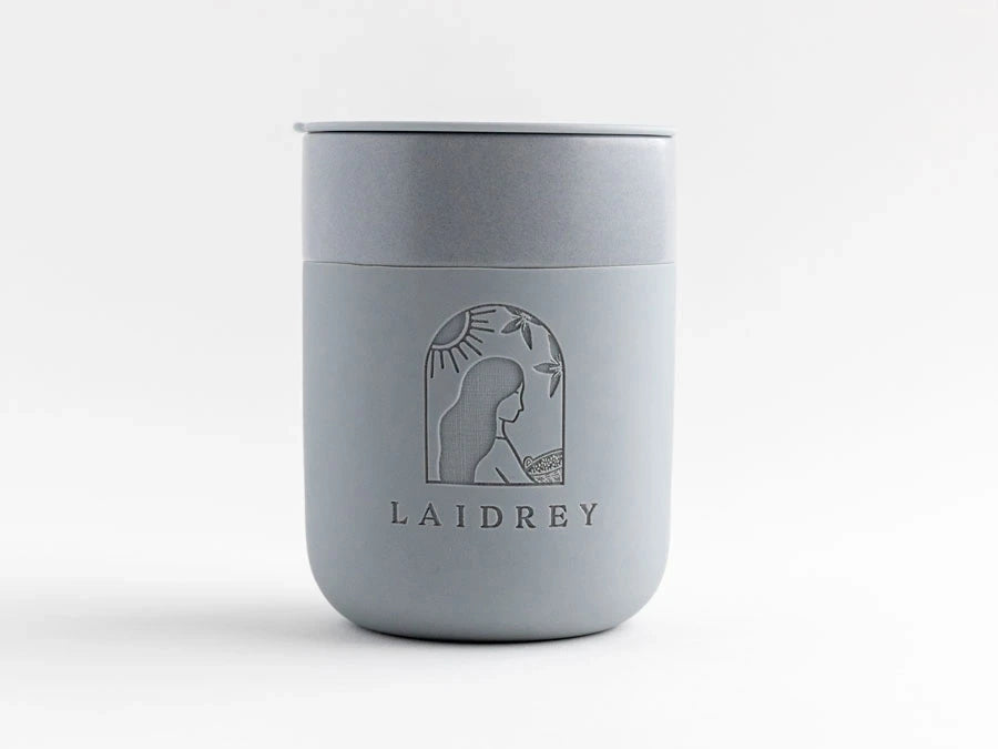 Laidrey Custom Traveler Mug Blue Gray